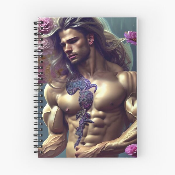 Item preview, Blonde Floral Hunk With Beautiful Long Hair designed and sold by withdiamonds.