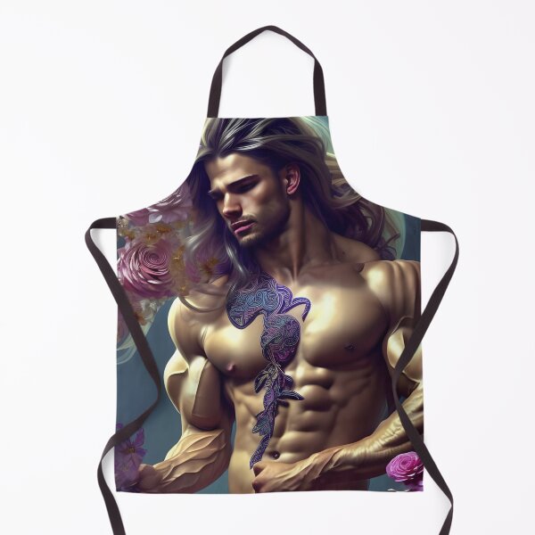 Item preview, Blonde Floral Hunk With Beautiful Long Hair designed and sold by withdiamonds.