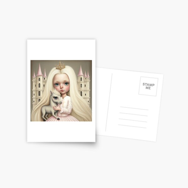 The queen & her horse Postcard