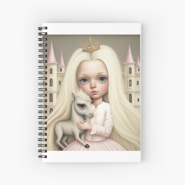 The queen & her horse Spiral Notebook