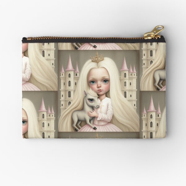 The queen & her horse Zipper Pouch