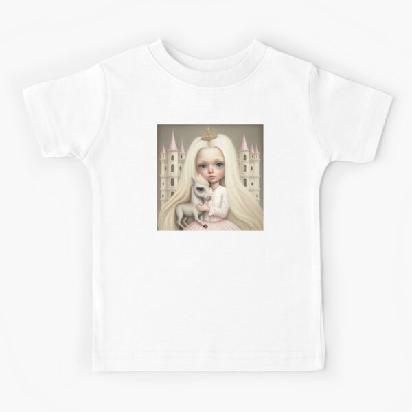 The queen & her horse Kids T-Shirt