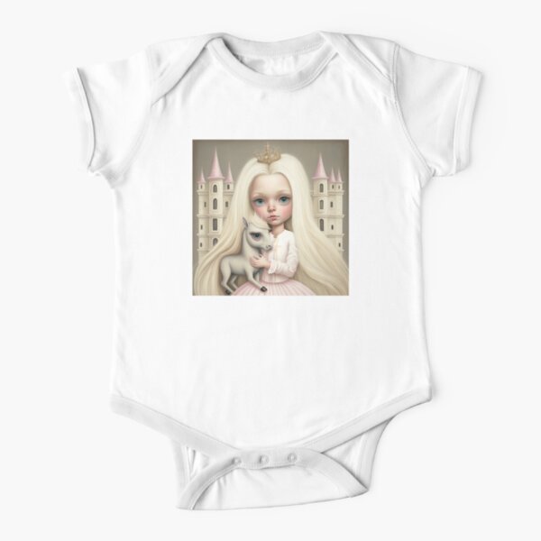 The queen & her horse Short Sleeve Baby One-Piece