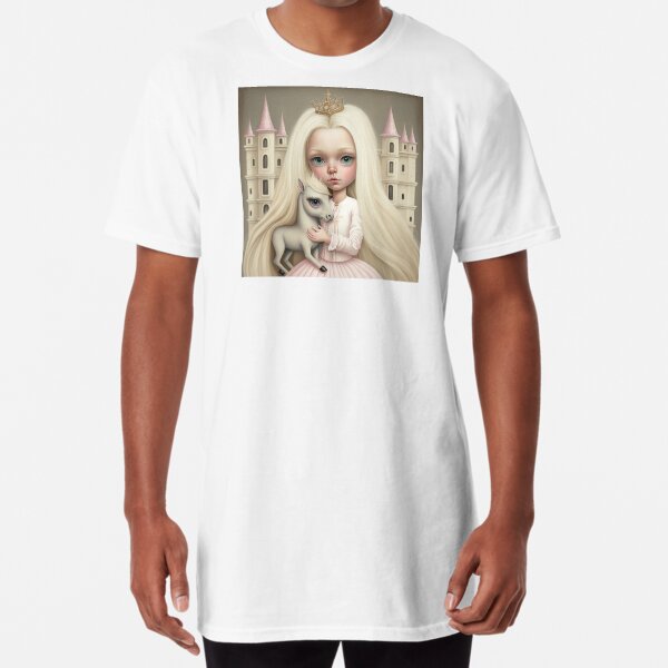 The queen & her horse Long T-Shirt