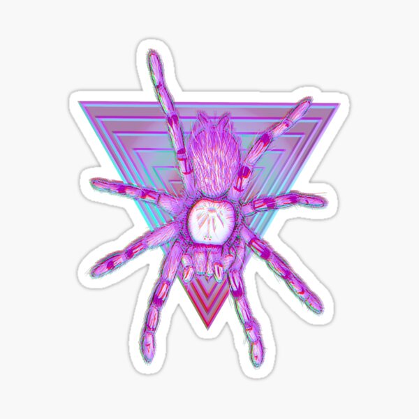 Item preview, Tarantula “Vaporwave” Triangle V12 (Glitch) designed and sold by IgorAndMore.