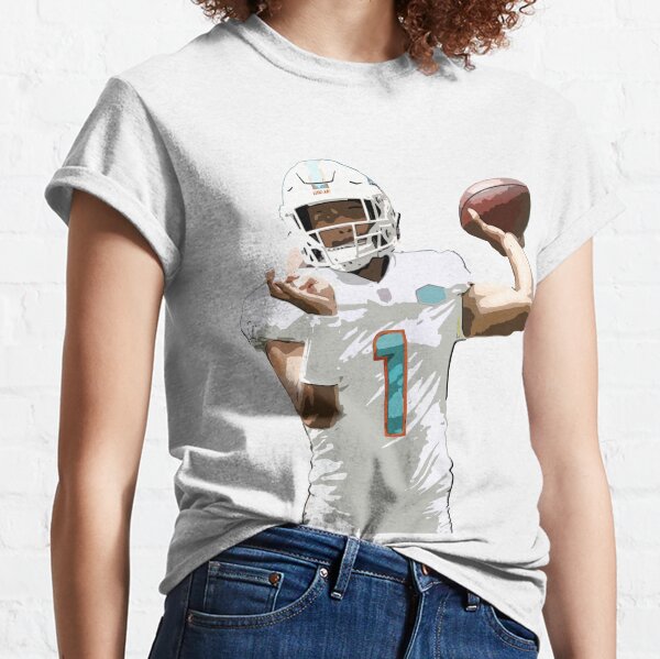 Nike Youth Miami Dolphins Tua Tagovailoa #1 Aqua T-Shirt