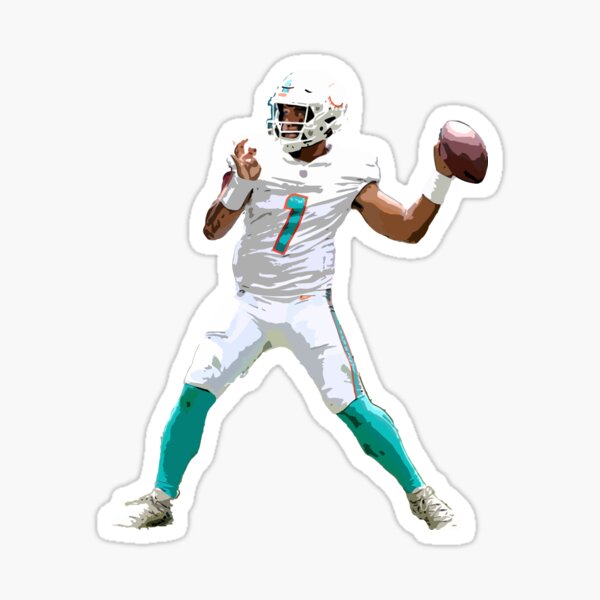 Tua Tagovailoa Back-To Sticker for Sale by RatTrapTees