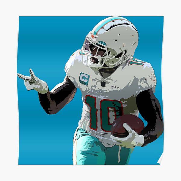 NFL Miami Dolphins - Neon Helmet 23 Poster