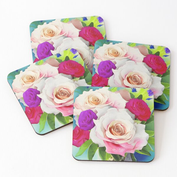 Item preview, Romantic Watercolor Flower Bouquet Artwork designed and sold by The Love Quill.