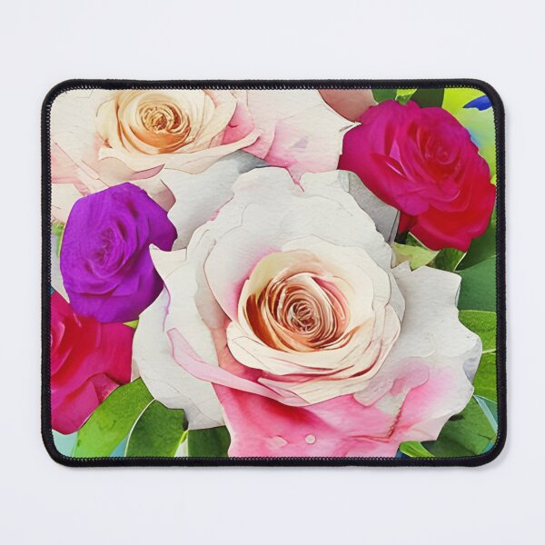 Item preview, Romantic Watercolor Flower Bouquet Artwork designed and sold by The Love Quill.