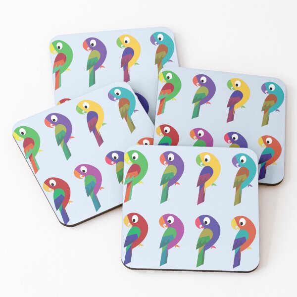 Item preview, Colourful Parrots variation designed and sold by nolessjess.