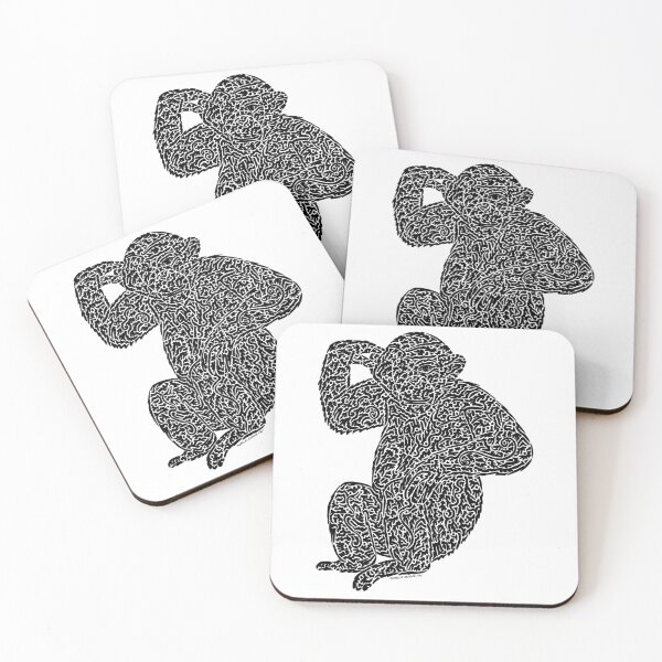 Item preview, Chimpanzee (black) designed and sold by aureliart66.