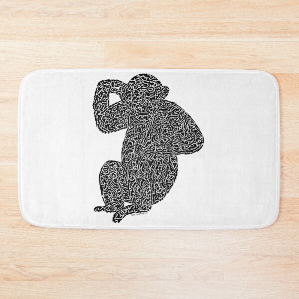 Item preview, Chimpanzee (black) designed and sold by aureliart66.