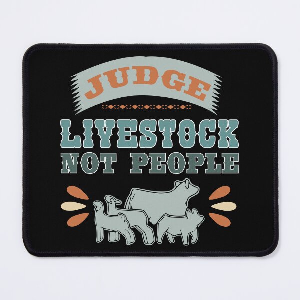 Item preview, Judge Livestock Not People - Showing Livestock designed and sold by handsoftime2020.