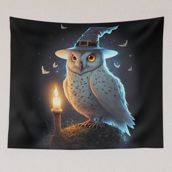 Item preview, Candle Light Witch's Owl designed and sold by GummywormDesign.