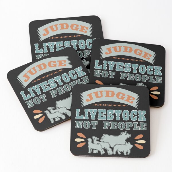 Item preview, Judge Livestock Not People - Showing Livestock designed and sold by handsoftime2020.
