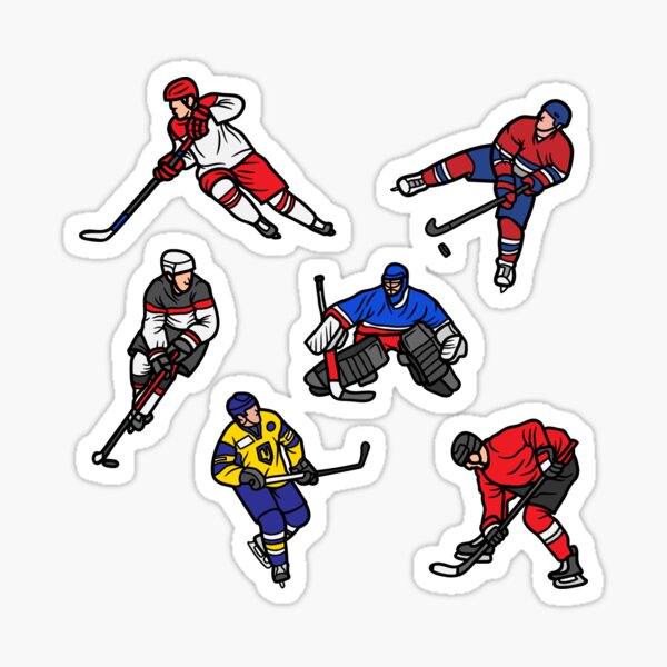 Ice Hockey Player Pack Sticker for Sale by infazbdeen