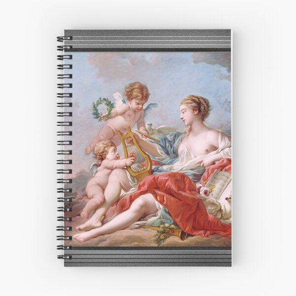 Artikelvorschau, Allégorie de la Musique von François Boucher Remastered Xzendor7 Reproduktionen klassischer Kunst alter Meister entworfen und verkauft von Xzendor7 Digital Art Creations.