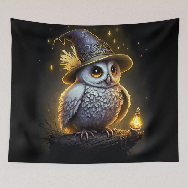 Item preview, Cute Magic Owl designed and sold by GummywormDesign.