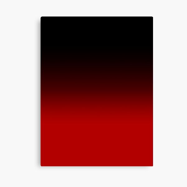 Red and Black Ombre Gradient Background  Canvas Print for Sale by