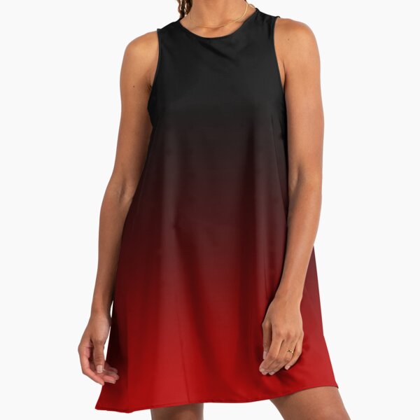 red to black ombre dress Charming Dark Red and Black Chiffon Long Party Dress, A-line Prom Dres –  Cutedressy main image 1