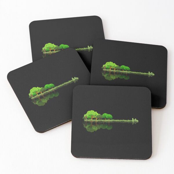 Item preview, Acoustic guitar nature forest music bass guitarist designed and sold by ColourTrials.