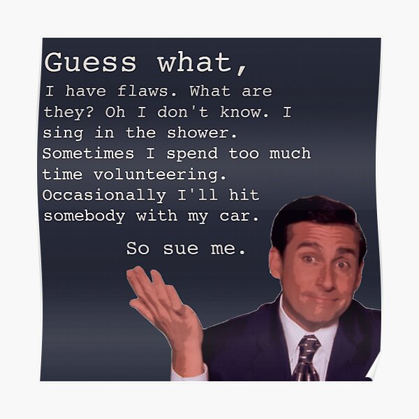 Michael Scott Posters | Redbubble