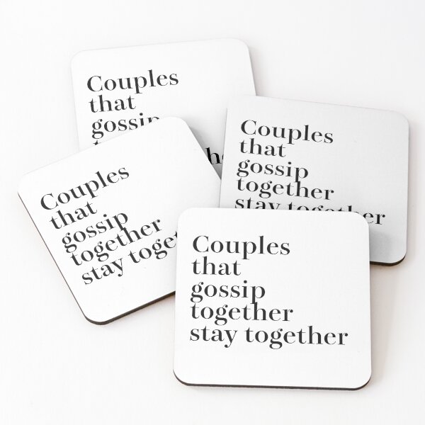 Item preview, Couples that gossip together stay together designed and sold by sujeeyoga.