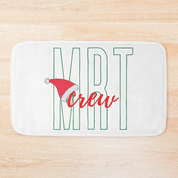 Item preview, MRT Crew with Santa Hat White Background designed and sold by HumerusHumor.
