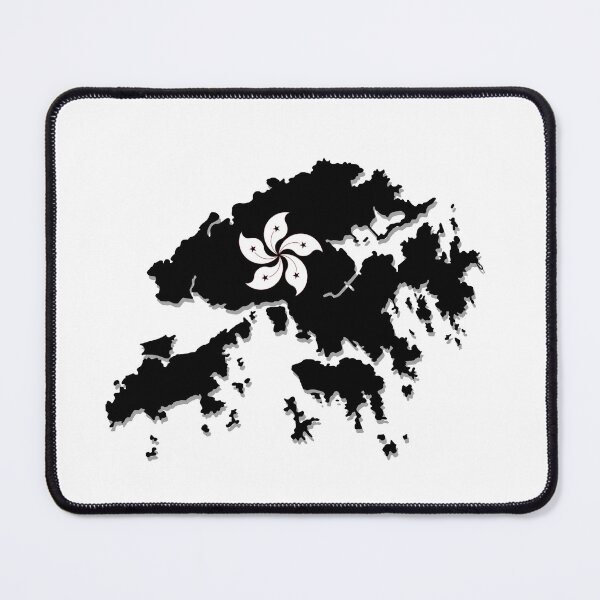 Item preview, Hong Kong Map BLACK 香港 designed and sold by ReddyBeanie.