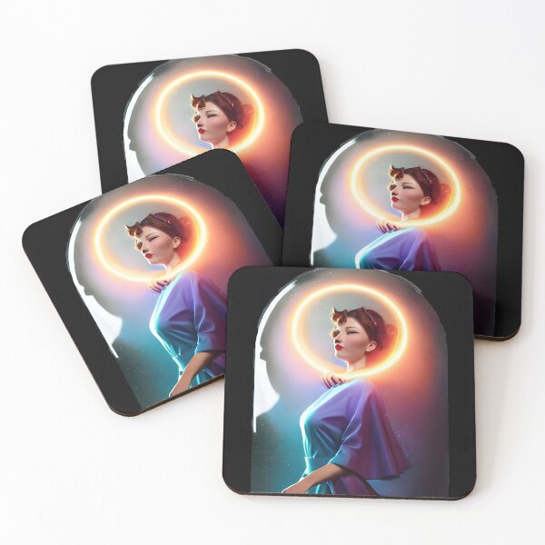 Item preview, Circled in blue Capsule Woman 1.8 designed and sold by MoonsideGallery.