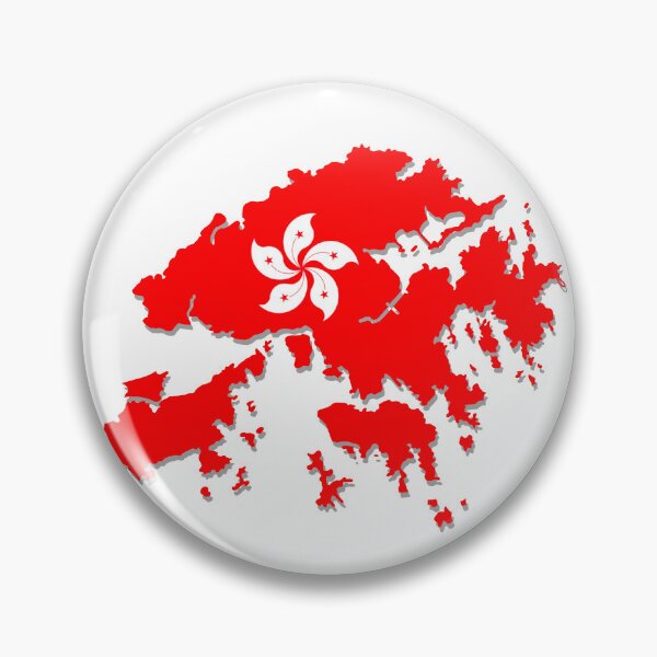 Item preview, Hong Kong Map RED 香港 designed and sold by ReddyBeanie.