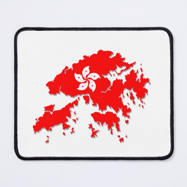 Item preview, Hong Kong Map RED 香港 designed and sold by ReddyBeanie.