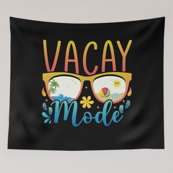 Item preview, Funny Vacay Mode Vacation Summer Sunglasses Beach Palm Trees  designed and sold by Best Designer.