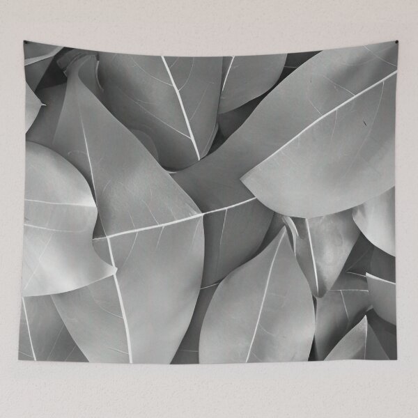 Item preview, Gray Leaves 2 designed and sold by blackwhiteblue.