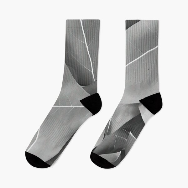 Item preview, Gray Leaves 2 designed and sold by blackwhiteblue.