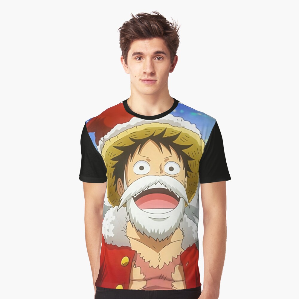 Stary Night Luffy With Going Merry One Piece Anime T Shirt - Anynee