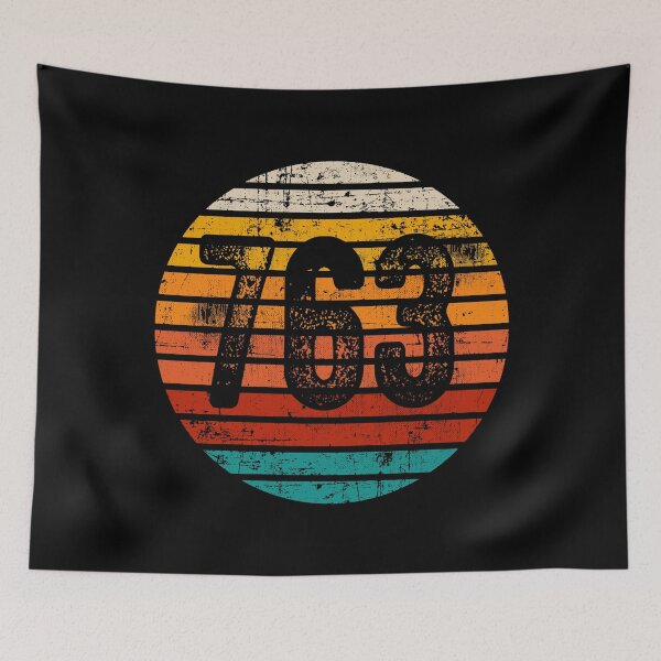 Item preview, Distressed Vintage Sunset 763 Area Code designed and sold by Gold Wings Tees.