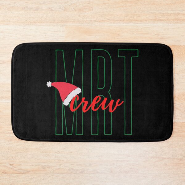 Item preview, Copy of MRT Crew with Santa Hat Black Background designed and sold by HumerusHumor.