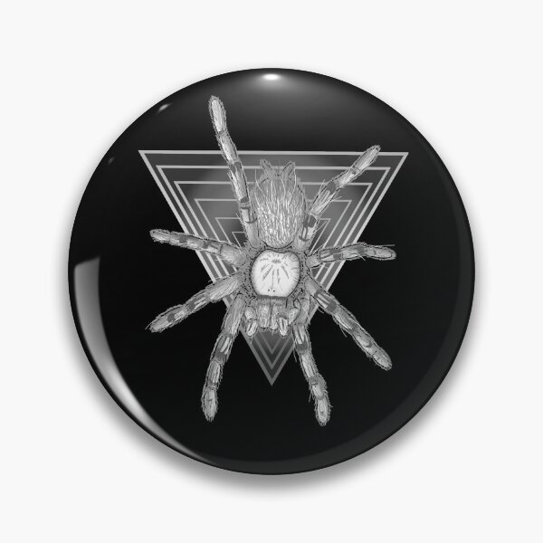 Artikelvorschau, Vogelspinne „Vaporwave“ Dreieck V37 (Schwarz & Weiß) entworfen und verkauft von IgorAndMore.