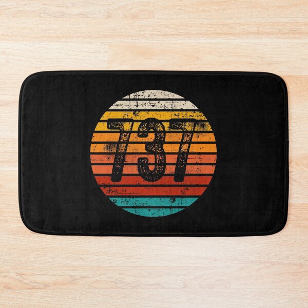 Item preview, Distressed Vintage Sunset 737 Area Code designed and sold by Gold Wings Tees.