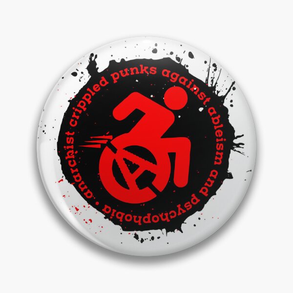 Item preview, anarchist crippled punks against ableism and psychophobia designed and sold by clodius blog.