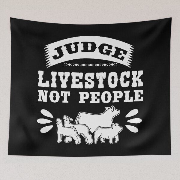 Item preview, Judge Livestock Not People - Showing Livestock designed and sold by handsoftime2020.
