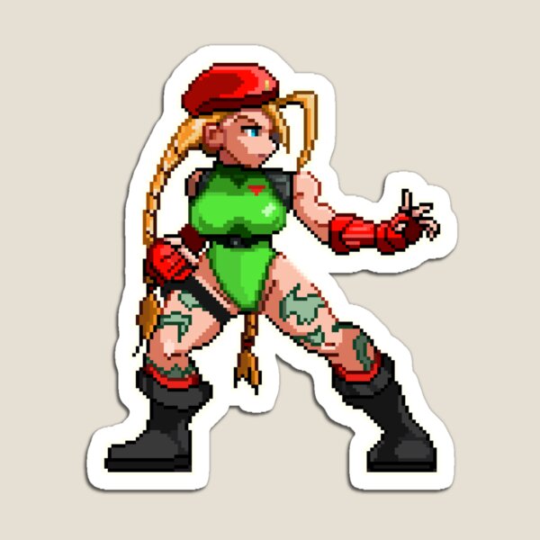 Cute Chibi Cammy SF6 T-Shirt - Video Games Lover - Sticker