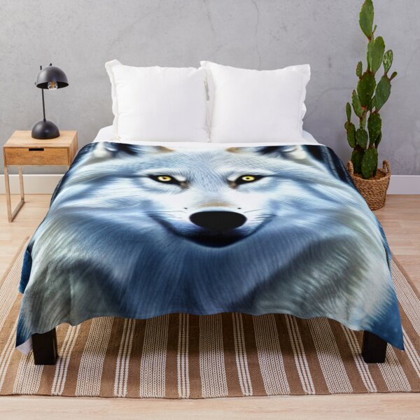 Item preview, White Wolf Snowy Forest designed and sold by MMwolfdogden.