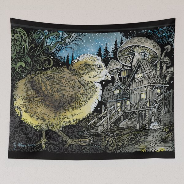 Item preview, Baby Chicken and a Fairy house designed and sold by Ty Meier.