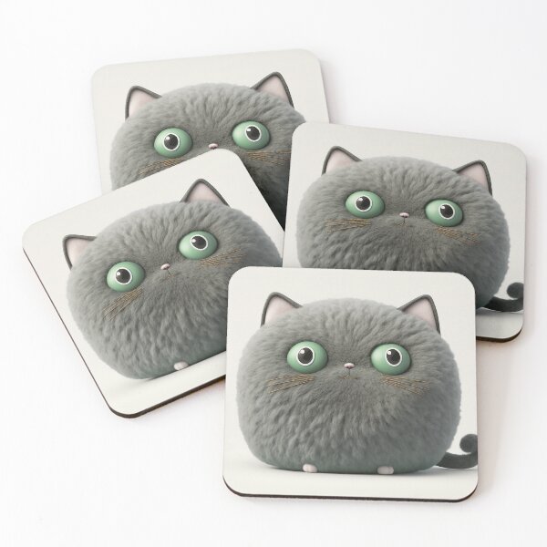 Item preview, FuzzBall Kitten designed and sold by GummywormDesign.