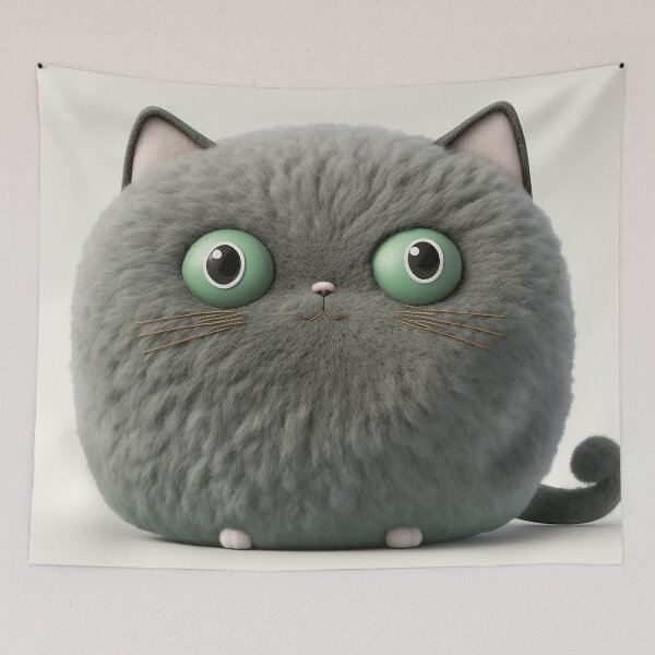 Item preview, FuzzBall Kitten designed and sold by GummywormDesign.