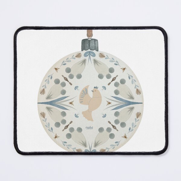 Item preview, Scandinavian Christmas ornament on golden string designed and sold by MoTekent.