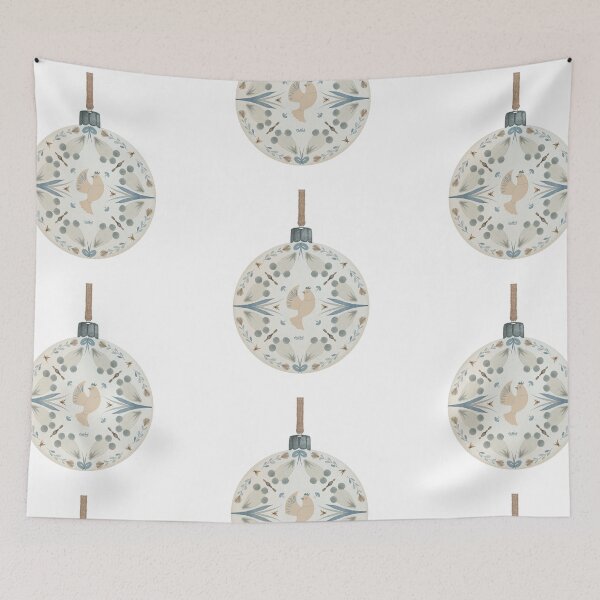 Item preview, Scandinavian Christmas ornament on golden string designed and sold by MoTekent.